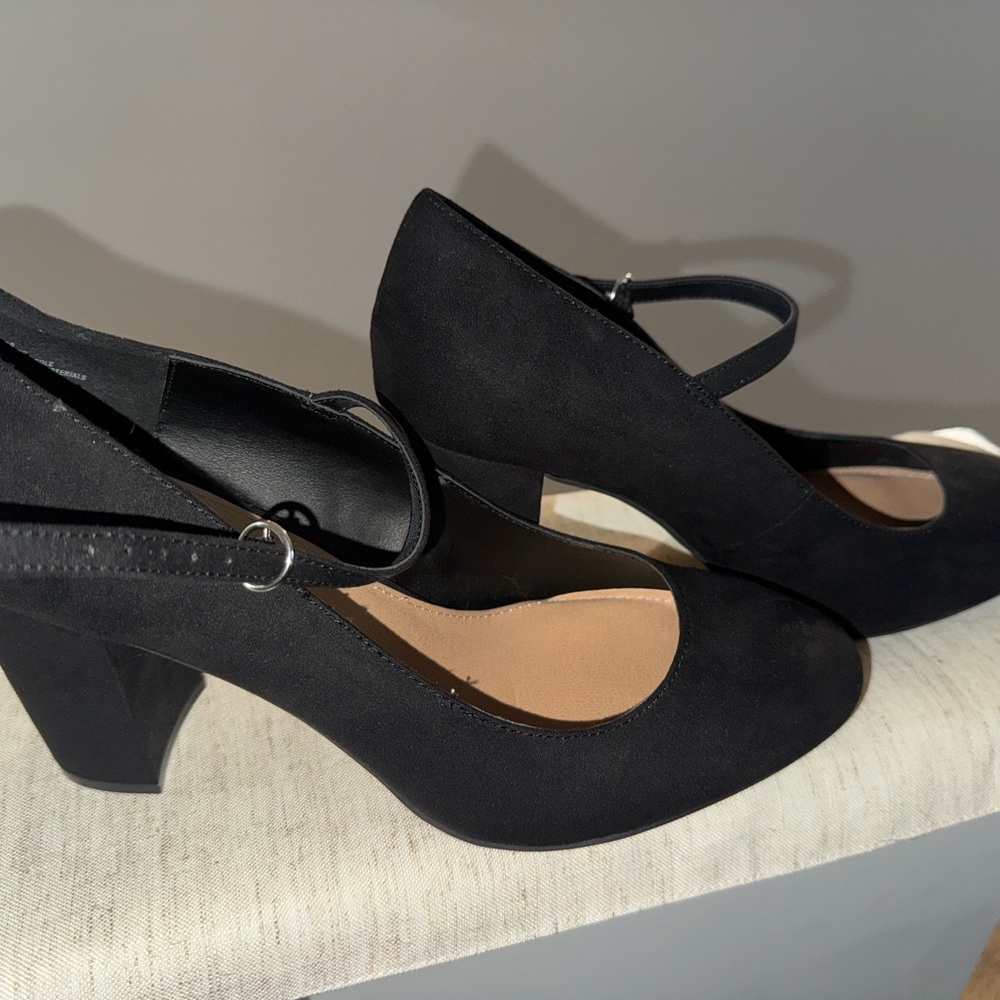 Torrid Black Chunky Heel Women's Shoes